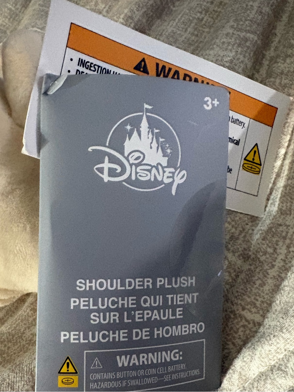 Disney Mickey Cream & Pink light up shoulder sitter Halloween ghost. - Picture 5 of 5